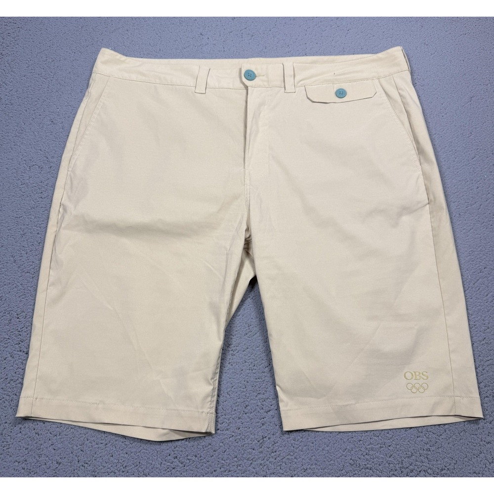 Helly Hansen Shorts Mens 2XL Beige Performance Chino Stretch OBS Olympics
